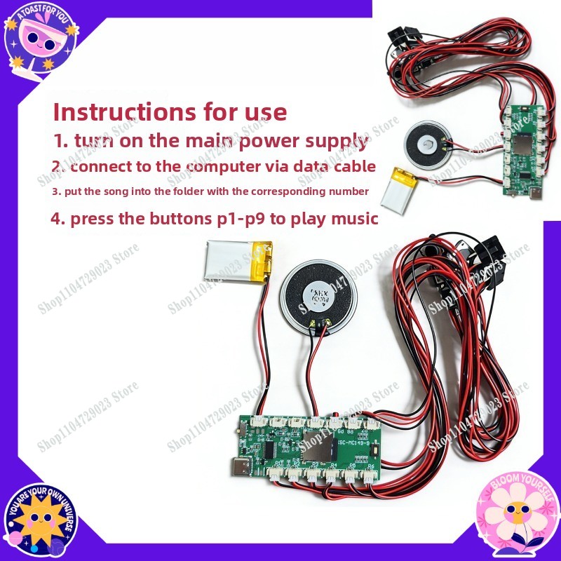 Diy Electronics To Sell - Üreticinin çok satan müzik duvar modülü