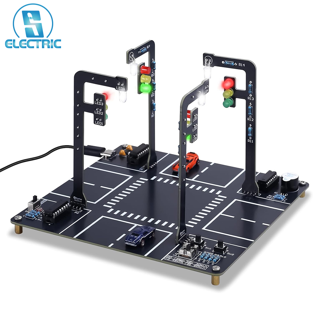 Diy Electronics Projects For Adults - Sesli LED Trafik Lambası Simülatörü Lehimleme