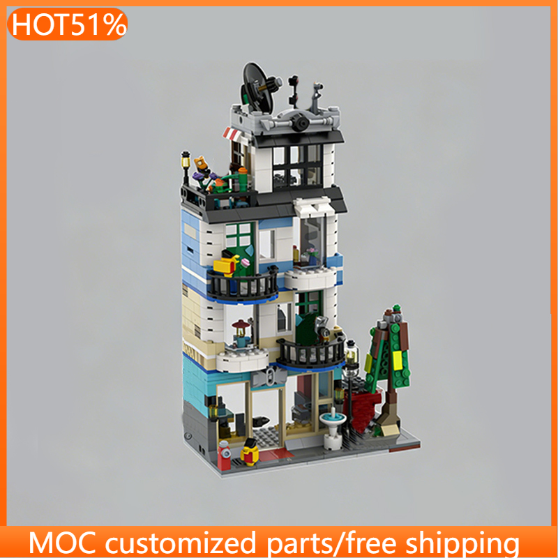 Diy Electronics Shop - 856 Parça Modüler Bina Apartman Kulesi