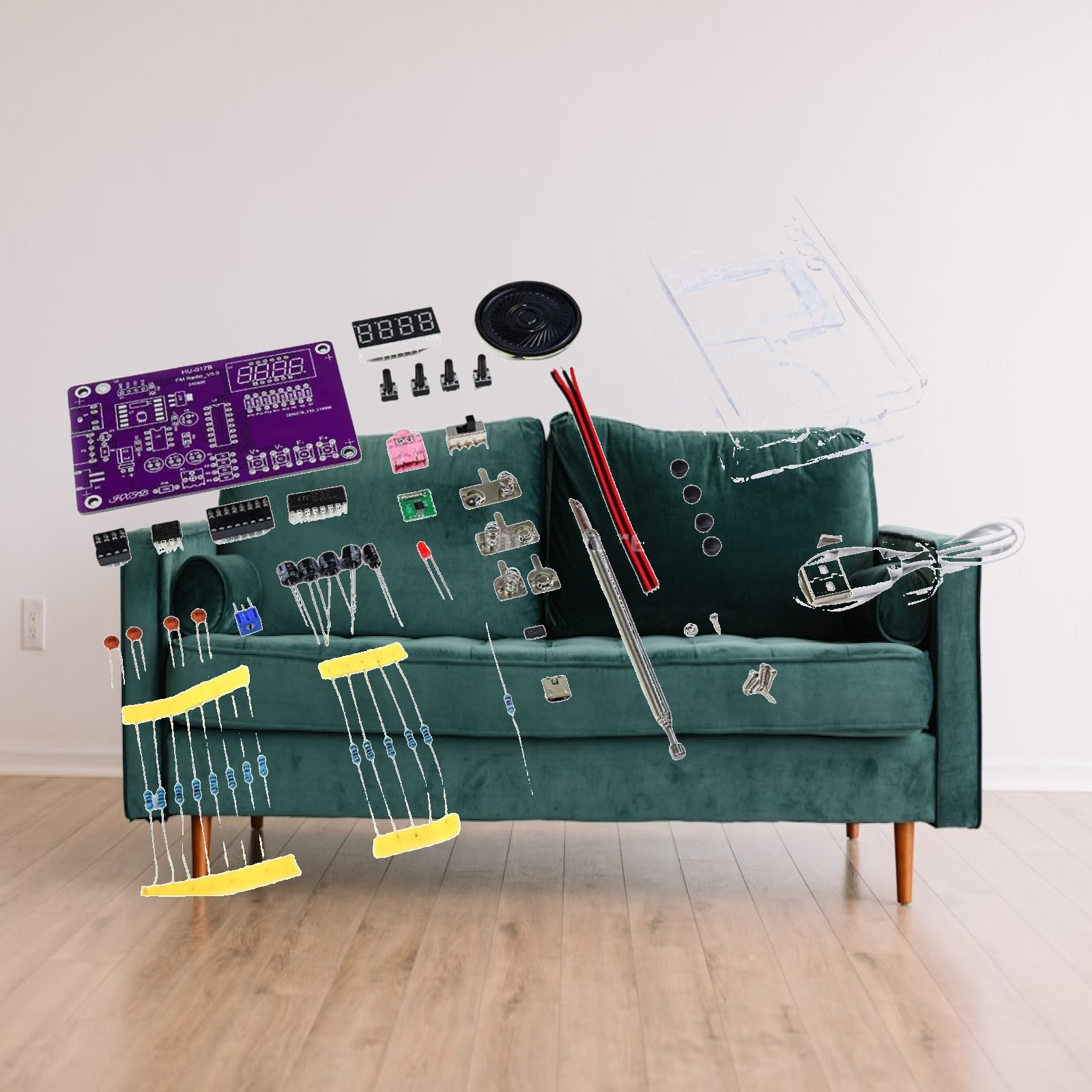 Diy Electronics Projects For Adults - FM Radyo Kiti Elektronik Lehimleme Hobi