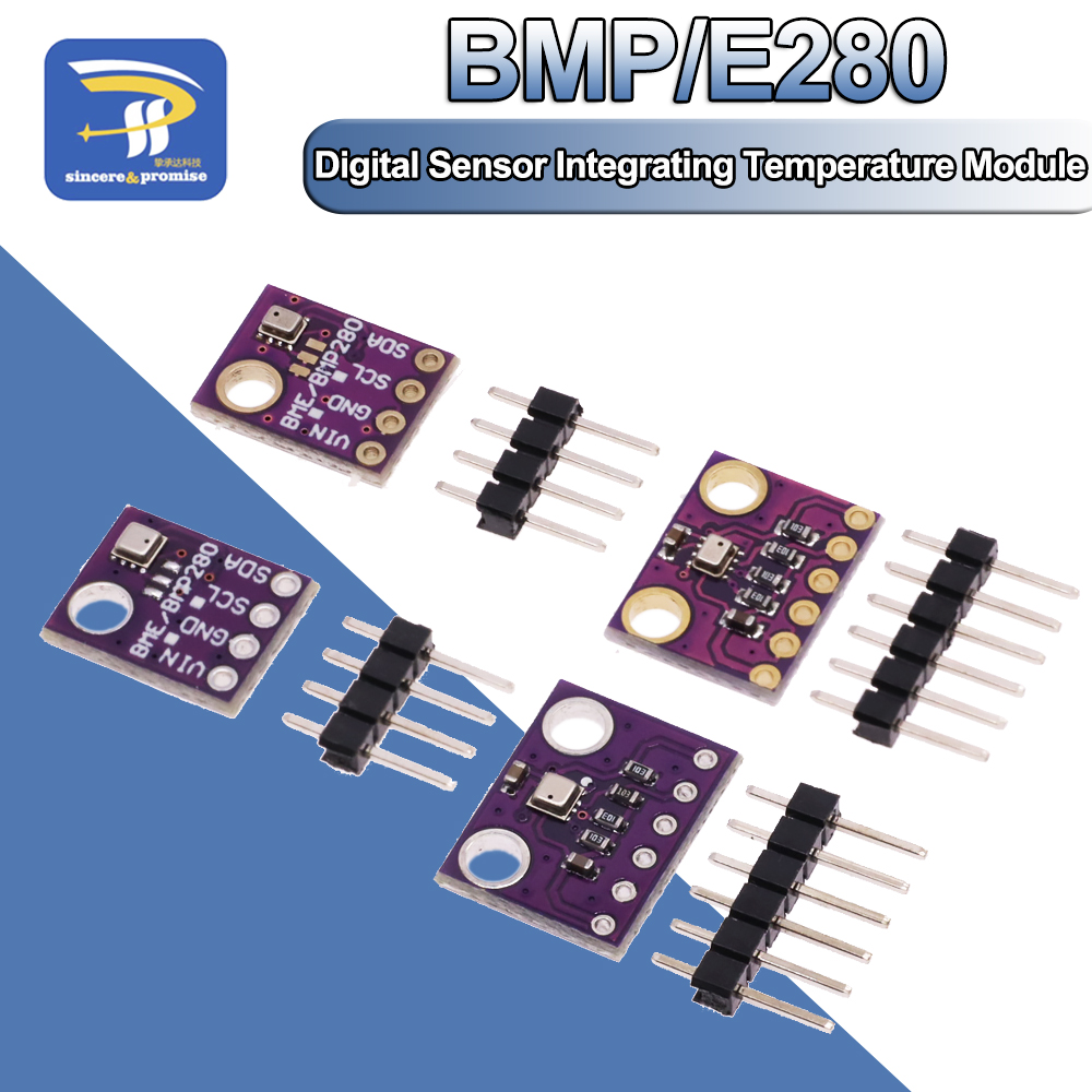 Bme280 Humidity Sensor - 3in1 BME280 3.3V BMP280 5V Dijital