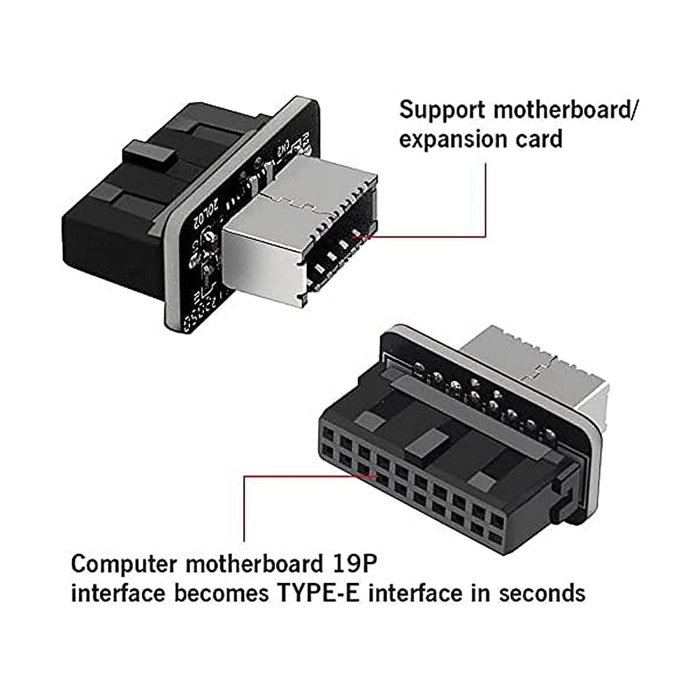 Male Female Header Pin - USB 3.0 19/20 Pin - Tip