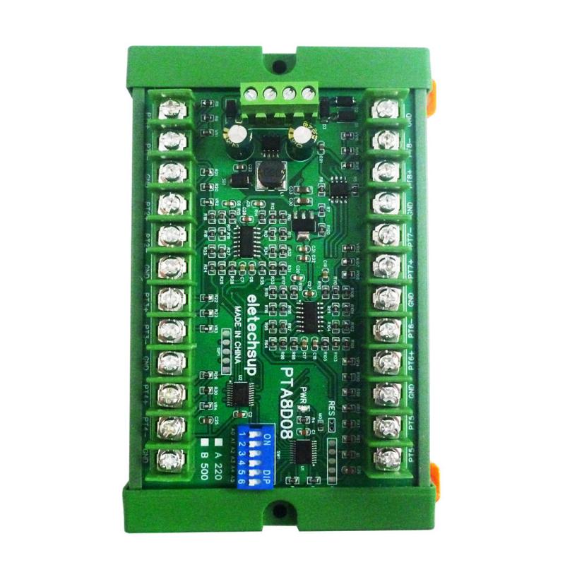 Ds18B20 Temperature Sensor - RS485 Sıcaklık Sensörü Toplama Modülü 8AI