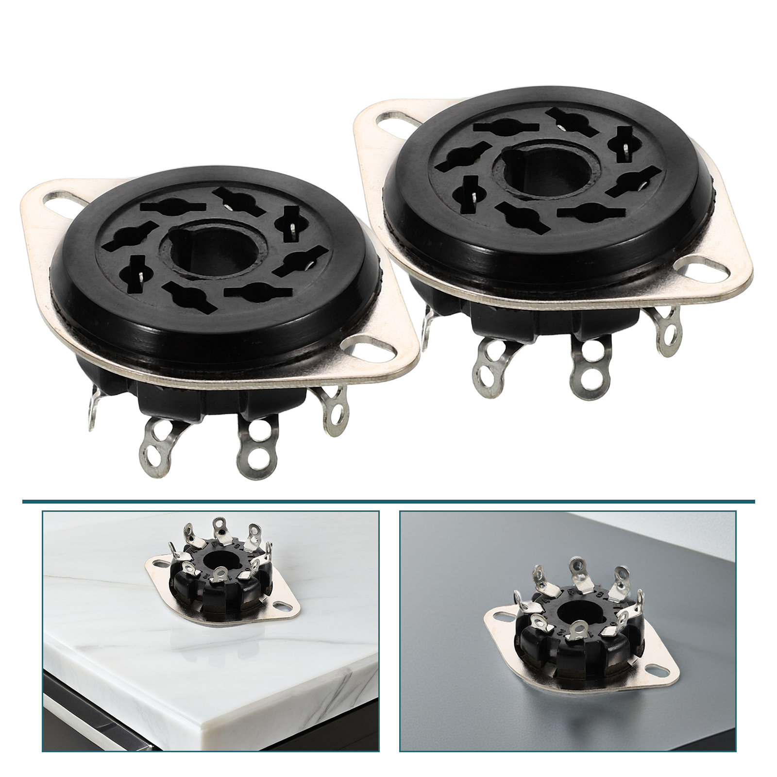 Diy Electronics Tpu - 5 Adet Elektronik Tüp Soketi Bakalit