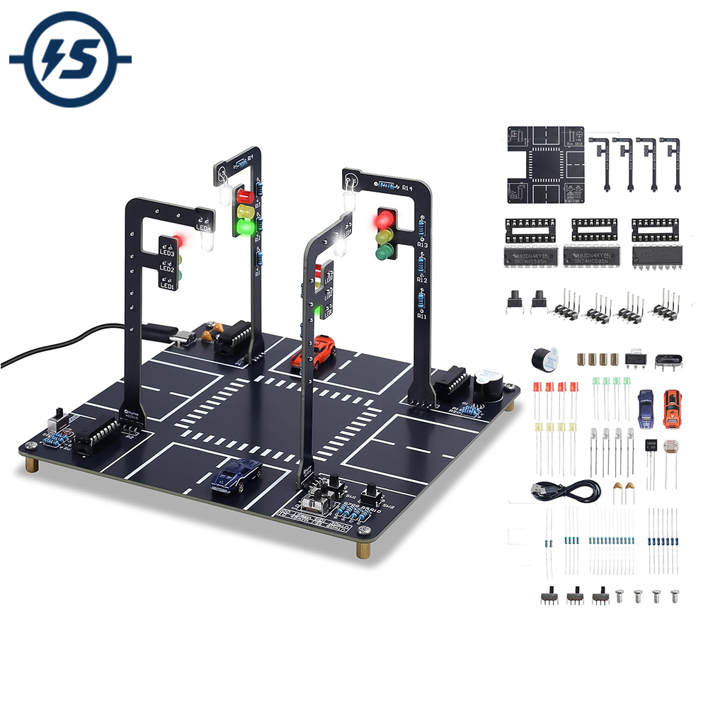Diy Electronics Projects For Adults - Sesli ve Yanıp Sönen Işıklı Trafik