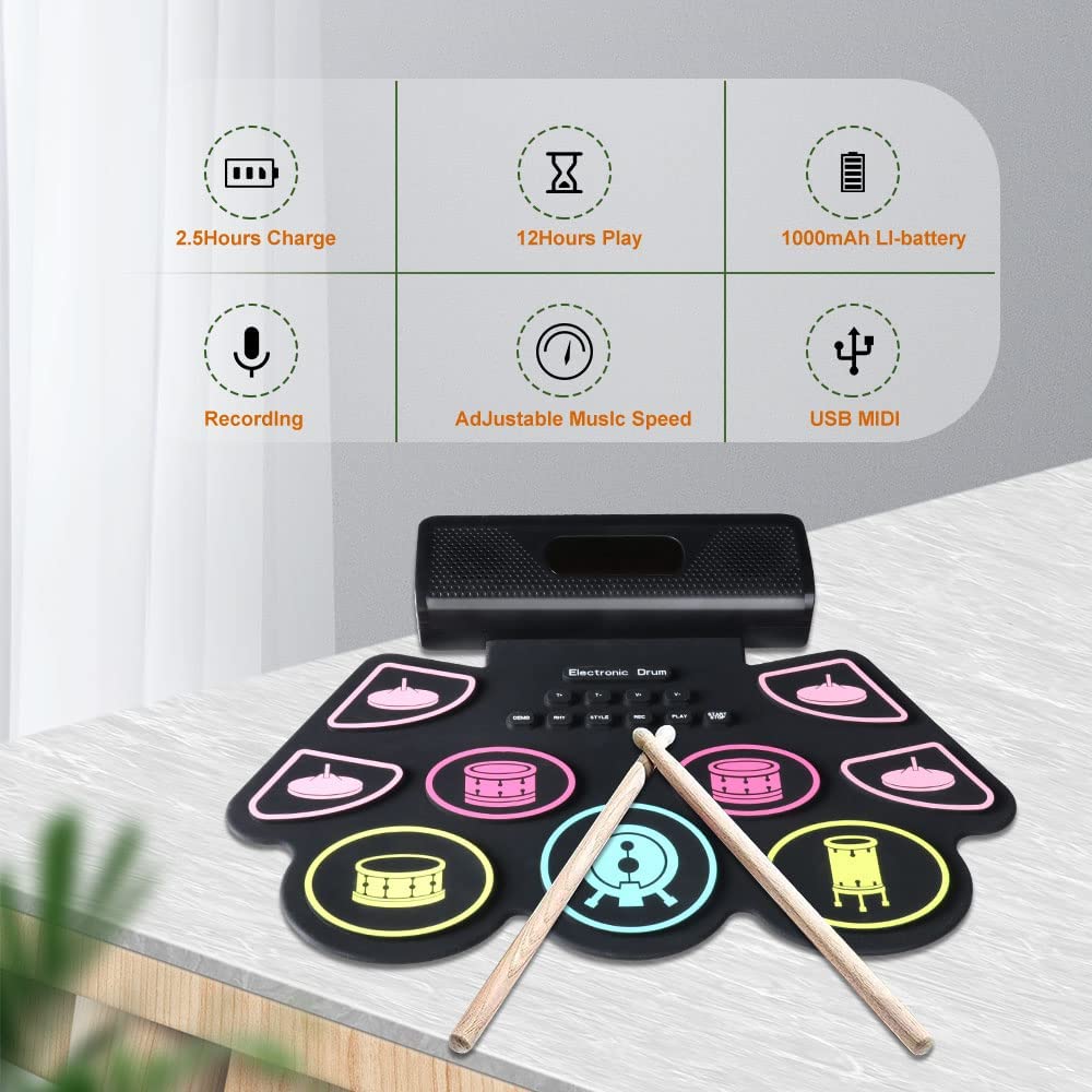 Dijital davul seti silikon taş - Diy Electronics Projects For Adults incelemesi ve fiyatı