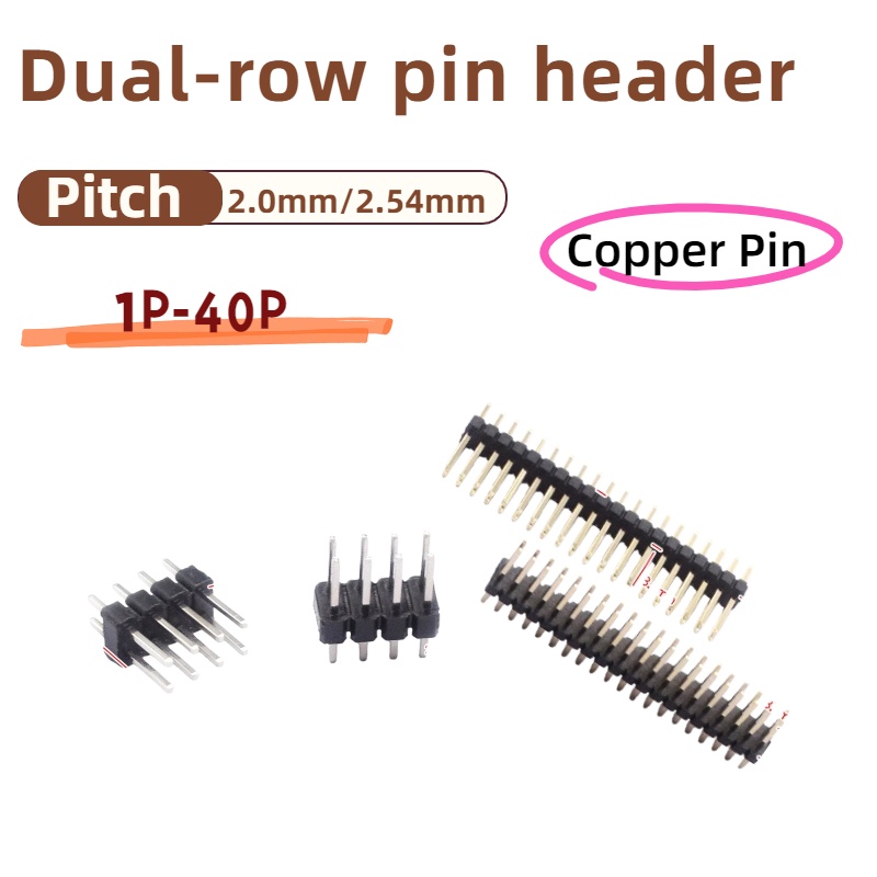 10 adet, 2.54mm Pitch tek/çift - Male Female Header Pin incelemesi ve fiyatı
