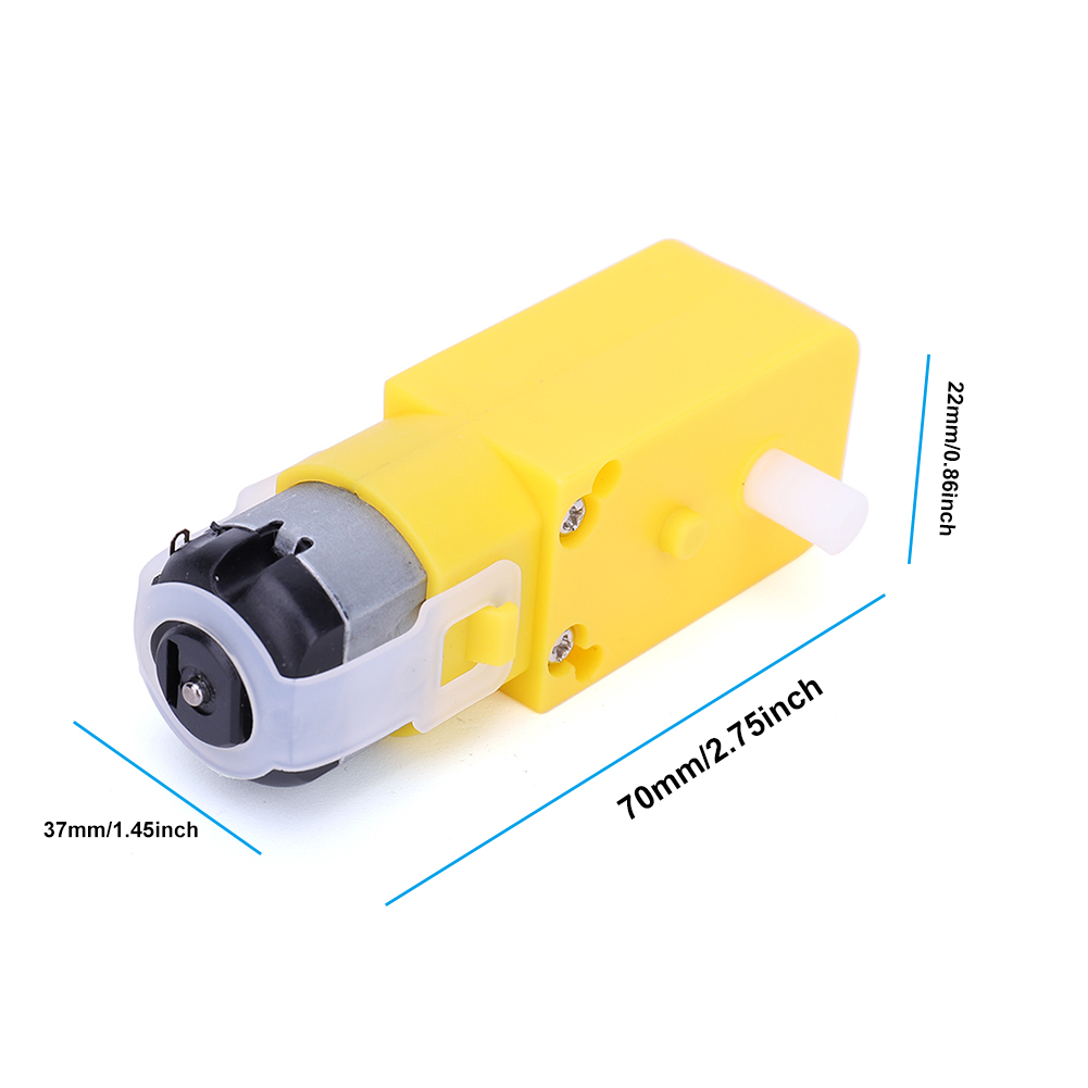 1-50 Adet Çift Şaftlı TT Motor - Arduino Diy Electronics incelemesi ve fiyatı