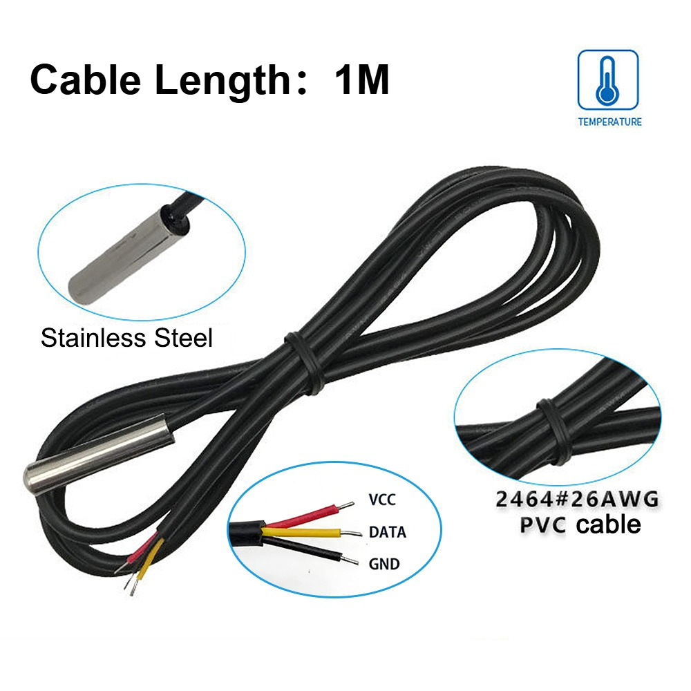 10 adet DS18B20 paslanmaz çeli - Ds18B20 Temperature Sensor incelemesi ve fiyatı