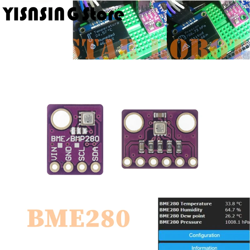 BME280 5V 3.3V Dijital Sensör  - Bme280 Humidity Sensor incelemesi ve fiyatı