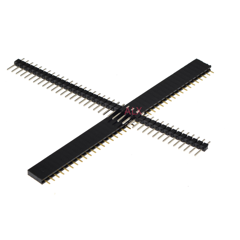 5/10 adet 2.54mm 40 Pin 1x40 2 - Male Female Header Pin incelemesi ve fiyatı