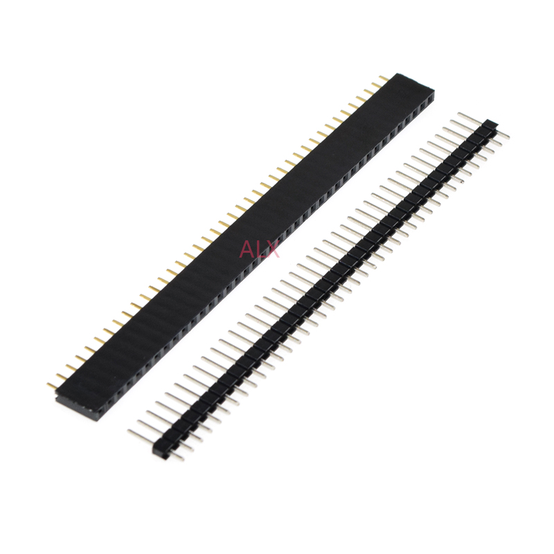 5/10 adet 2.54mm 40 Pin 1x40 2 - Male Female Header Pin incelemesi ve fiyatı
