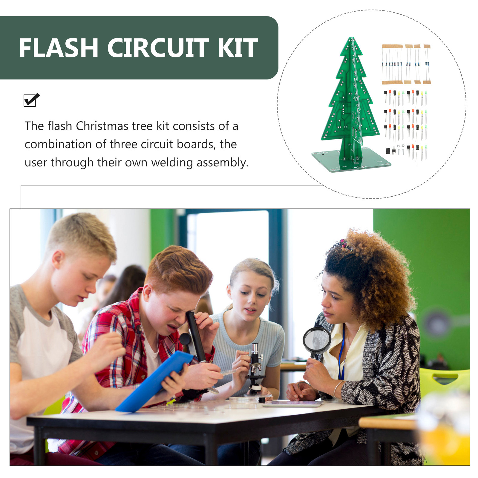 Led Noel Ağacı Kiti 3D Yanıp S - Diy Electronics Projects For Adults incelemesi ve fiyatı