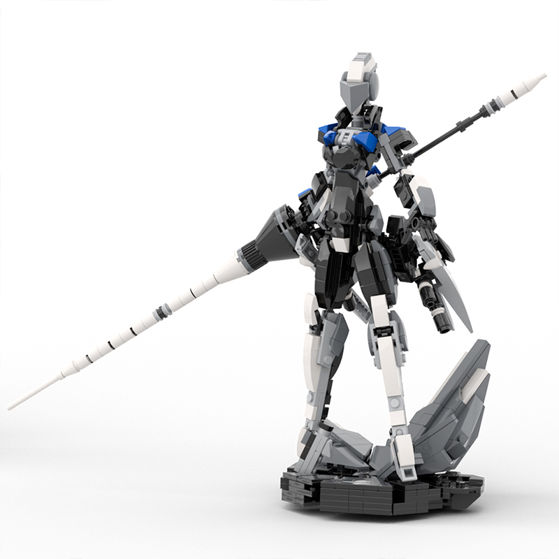 MOC Mech Kadın Robot Lancer Va - Diy Electronics Pdf incelemesi ve fiyatı