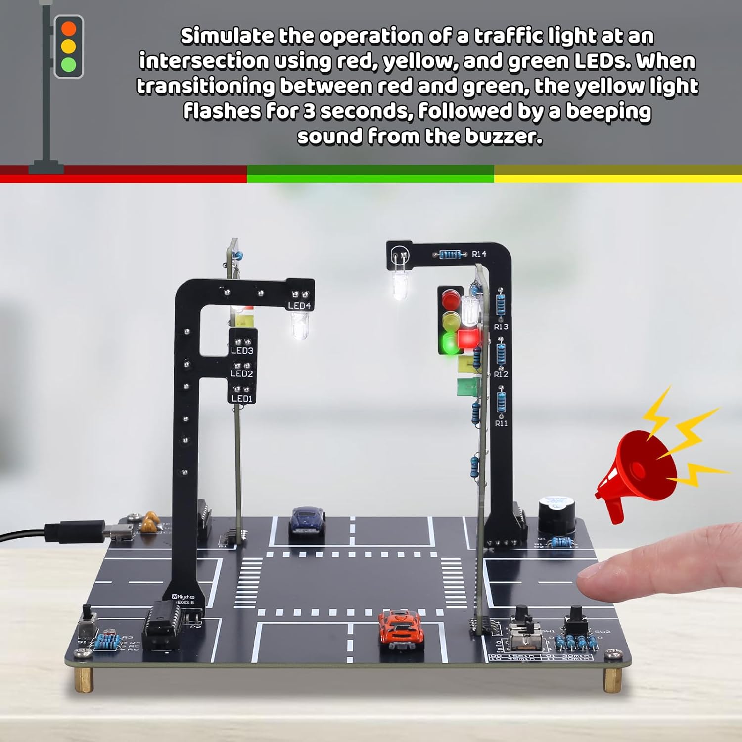 Sesli ve Yanıp Sönen Işıklı Tr - Diy Electronics Projects For Adults incelemesi ve fiyatı