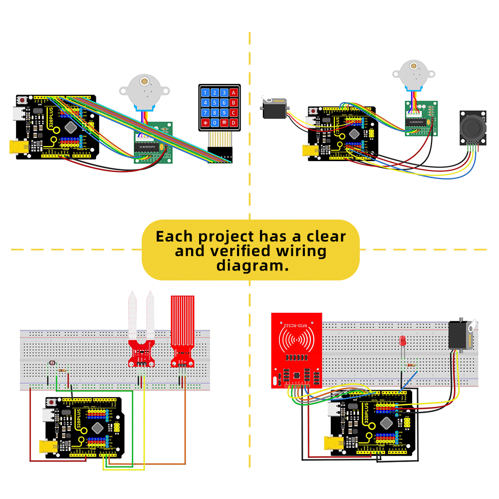 KEYES Komple Başlangıç Kiti Pr - Diy Electronics Online incelemesi ve fiyatı
